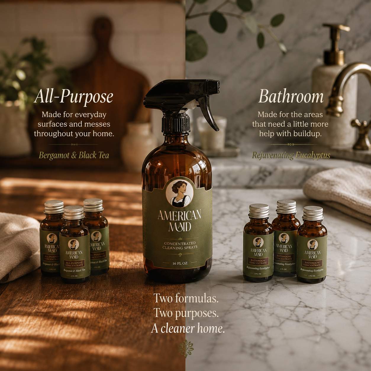 Refillable Cleaning Sprays