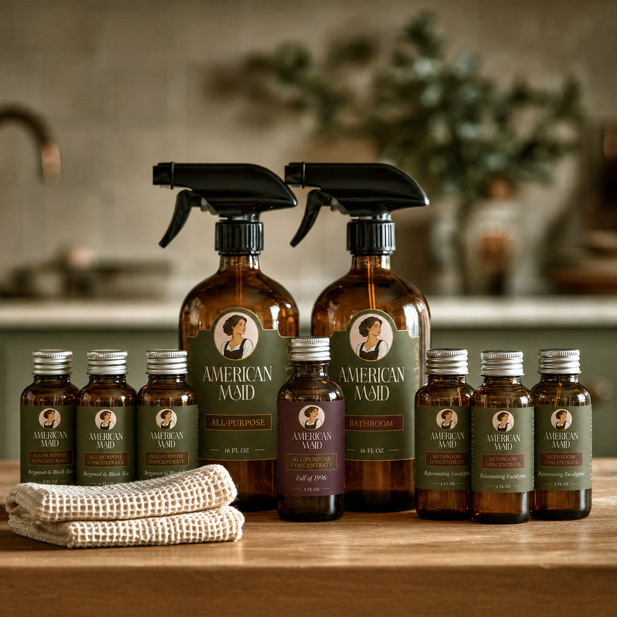 Refillable Cleaning Sprays
